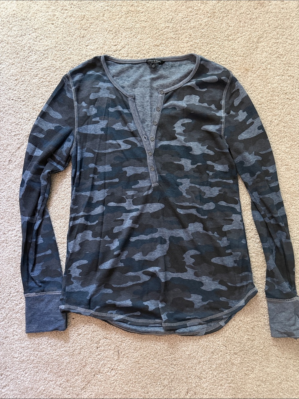 Lucky Brand Camo Thermal- Sz Large